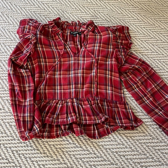 Blank NYC Flannel Top - Picture 1 of 3